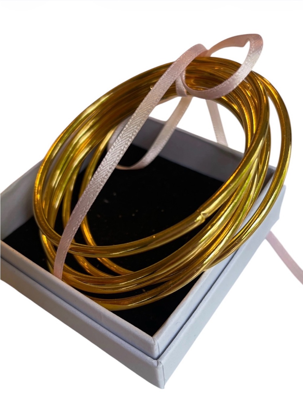 Gold-Tone Bangle Set - Size M/L
